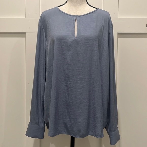 Banana Republic Tops - Banana Republic Blue LS Blouse